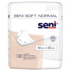 Aleze igienice protectie pat, Seni Soft Normal, 60x60 cm, 30buc