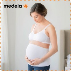 Banda abdominala elastica de sustinere prenatala Medela, medium (M)