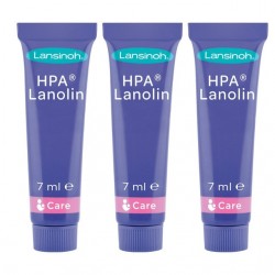 Crema Lanolina pentru mameloane iritate si crapate Lansinoh HPA 3x7 ml