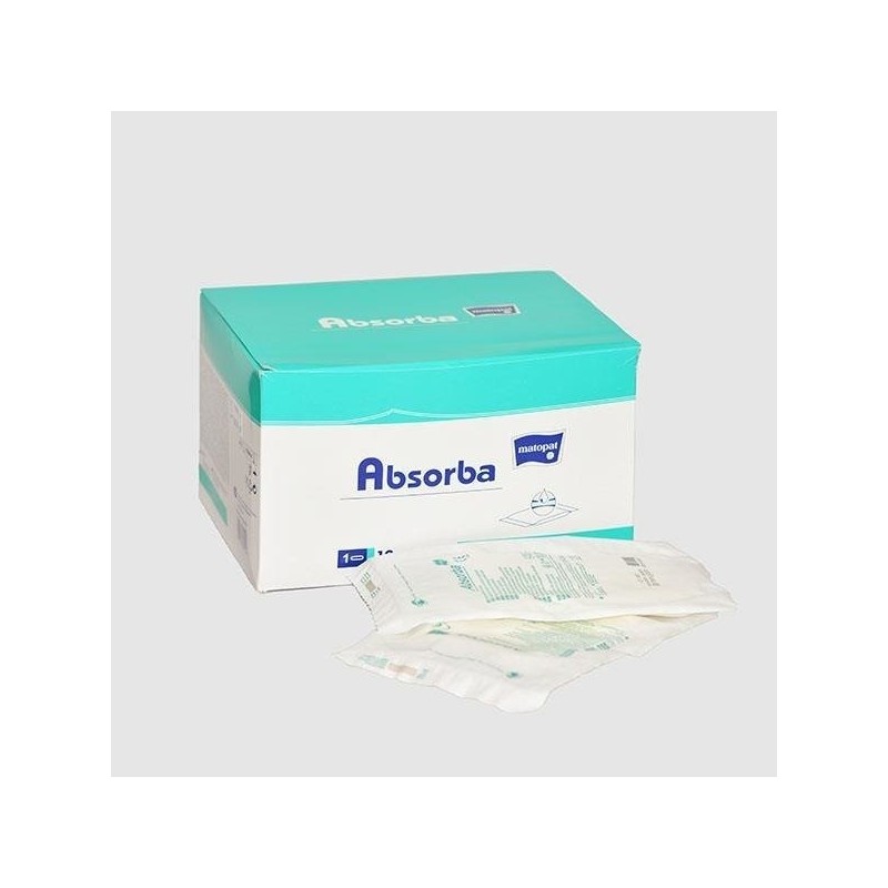 Absorba comprese absorbante, celuloza, sterile, 10X20 cm, Matopat, 20 buc