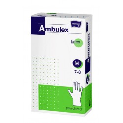 Ambulex Manusi Pentru Examinare din latex 100 buc Matopat
