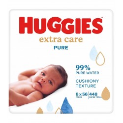 Servetele umede copii, Huggies Pure Extra Care, 3x56 buc