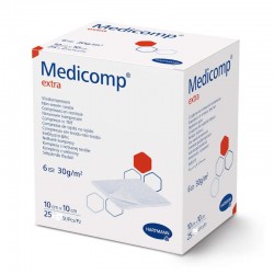 Medicomp Extra Comprese sterile 10x10 cm 25 buc Hartmann